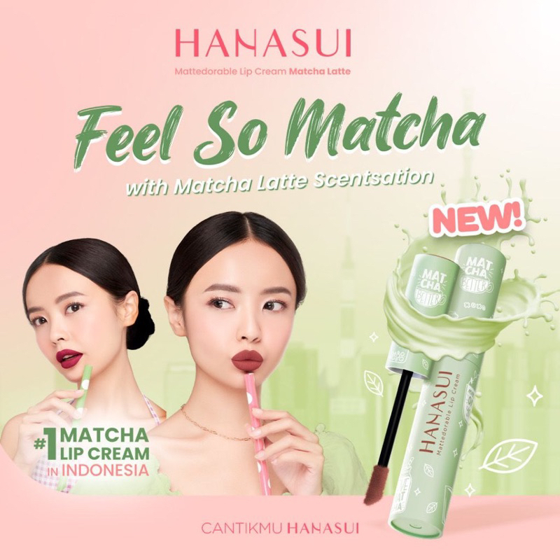 Lipstik Hanasui Matcha Edition