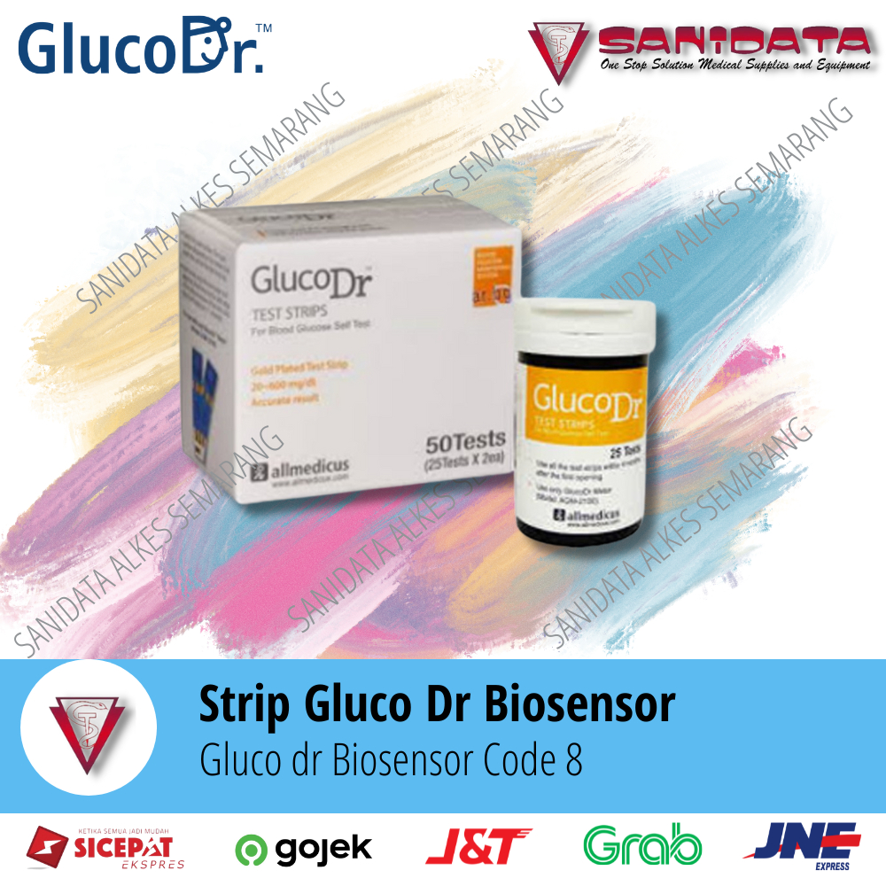 Strip Gluco Dr Biosensor (Code 8) PALING MURAH DAN ORIGINAL