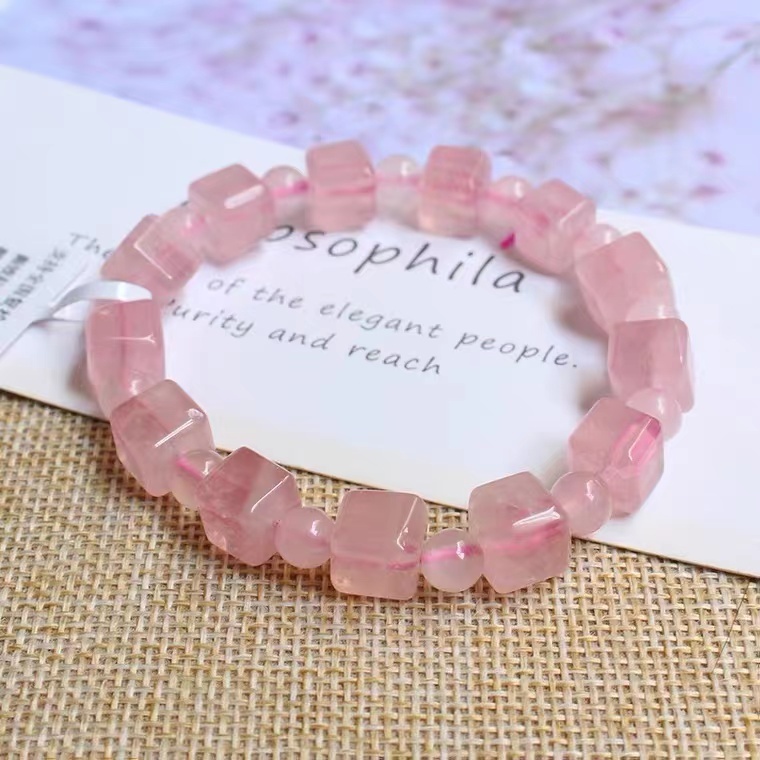 Natural Rose Quartz Bracelet