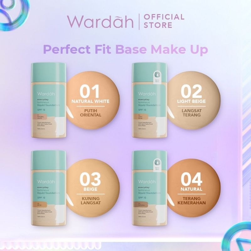 Wardah Everyday Luminous Liquid Foundation