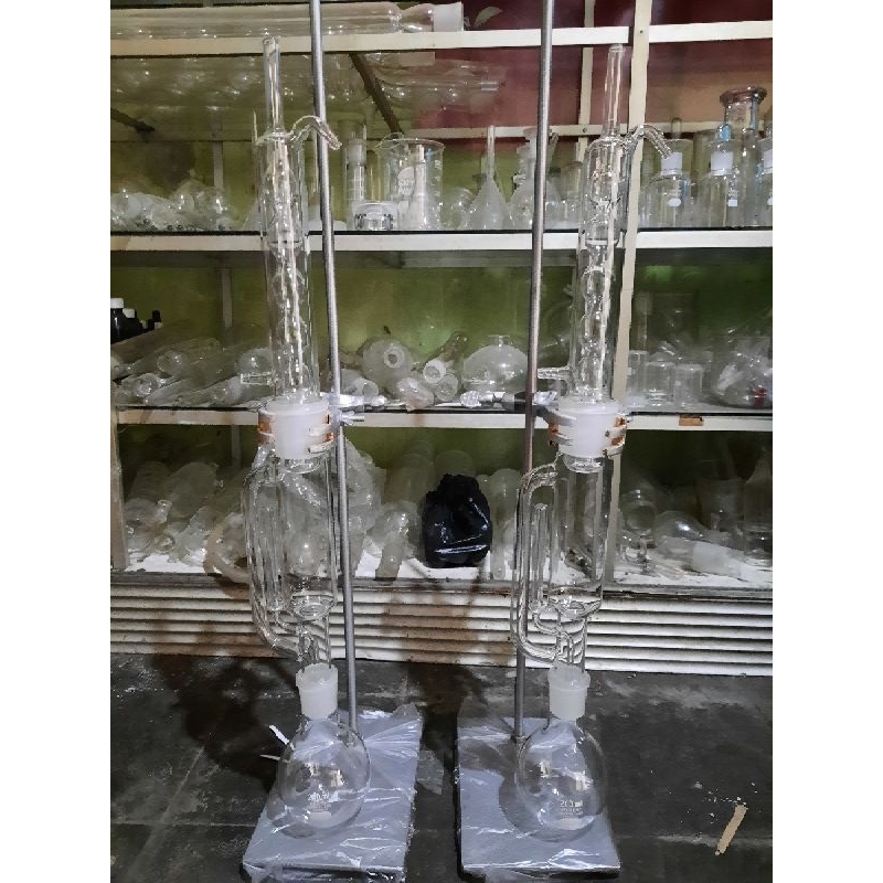 soxlet extracktor 100ml pyrex