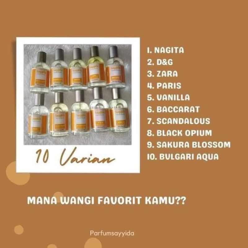 parfum Sayyida ori