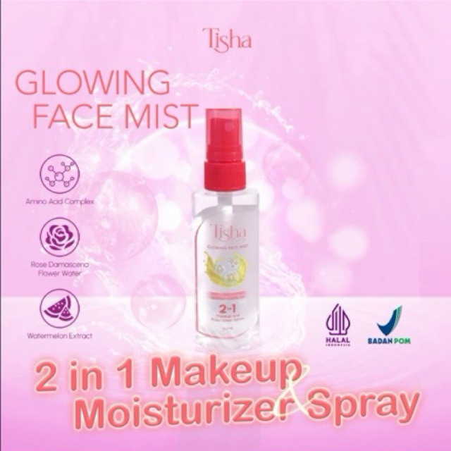 Tisha Glowing Face Mist 60  ML