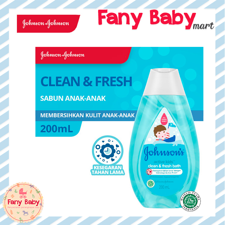 JOHNSON'S BABY ACTIVE FRESH BATH 200ML