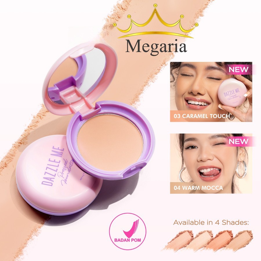 DAZZLE ME Muse Pressed Foundation Long Lasting Blurring Matte
