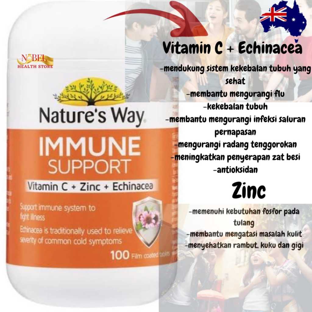 Nature's Way Immune Support 100 Tablets