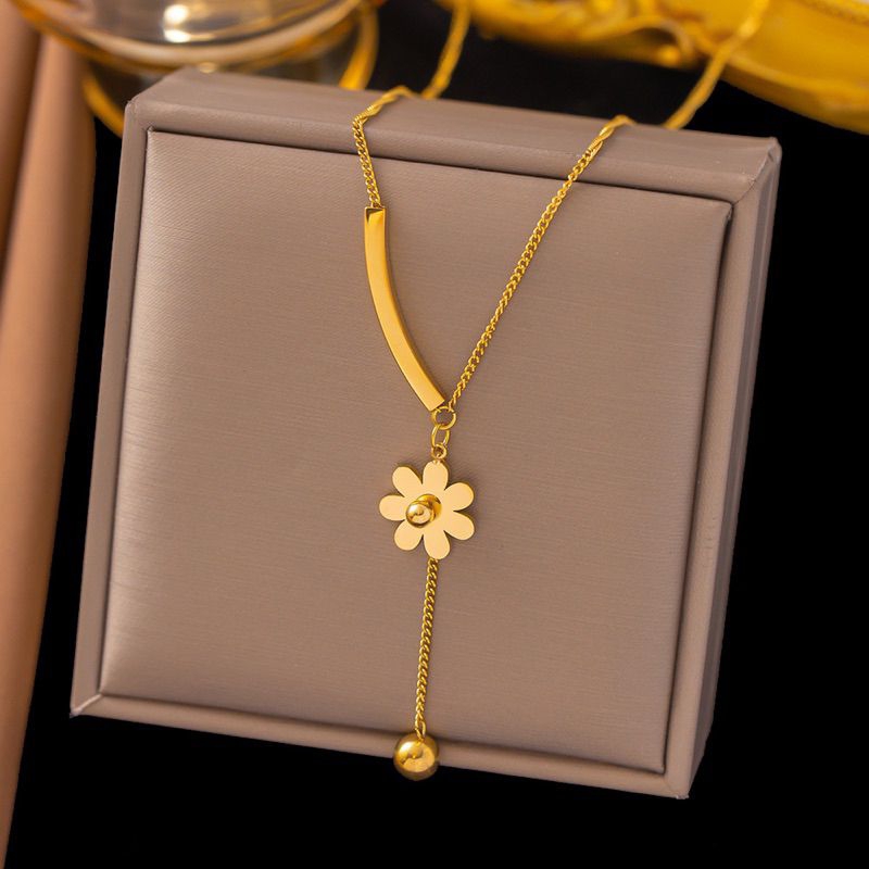 sh - kalung daisy juntai titanium