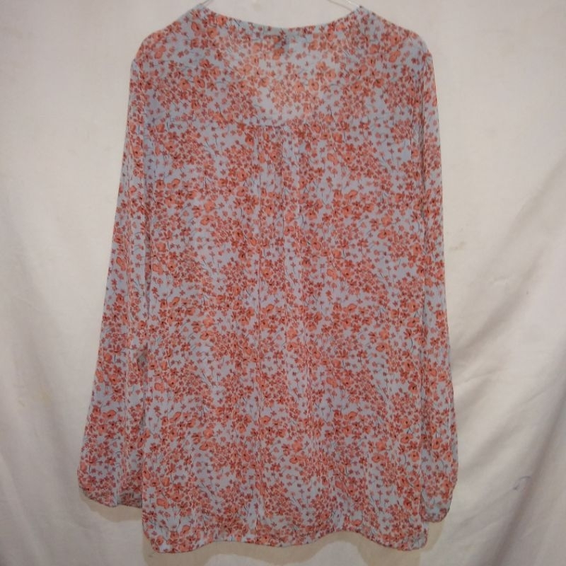 blouse floral kece
