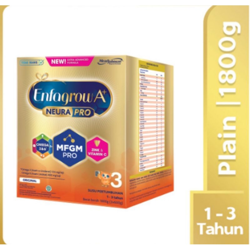 Enfagrow A+ Plain 1800gr