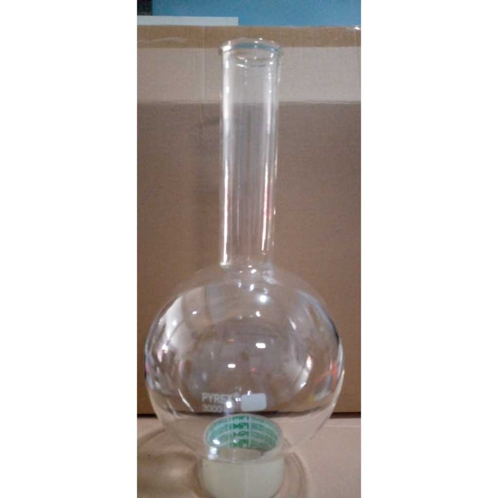 Boiling flask round bottom 3000 ml PYREX - RRC
