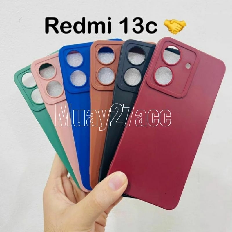 Silikon Softcase XIAOMI REDMI 13C Macaron Pro camera