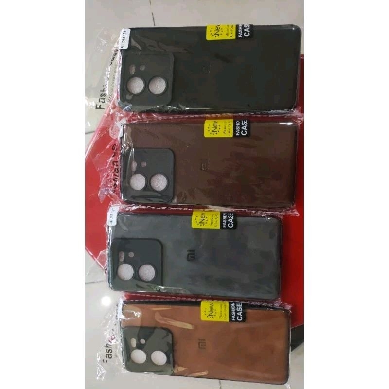 Case Kulit Logo Mi13T