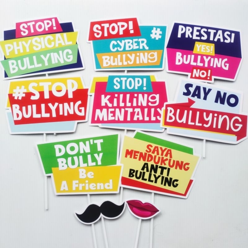 PROPS PHOTOBOOTH TEMA BULLY