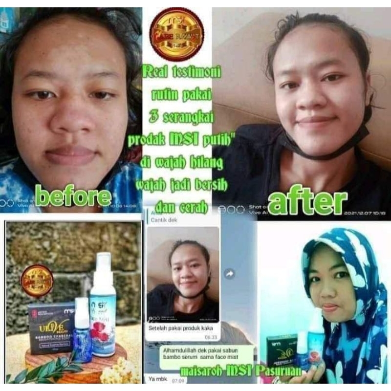 Face mist, Bamboo & Serum