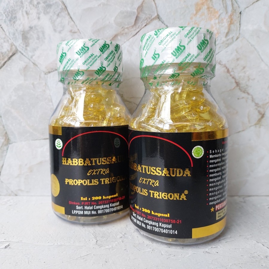 Habbatussauda Extra Propolis Trigona 200 Kapsul