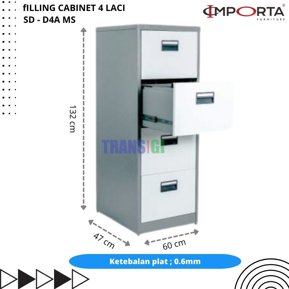 Filling Cabinet 4 Laci IMPORTA SD - D4A MS