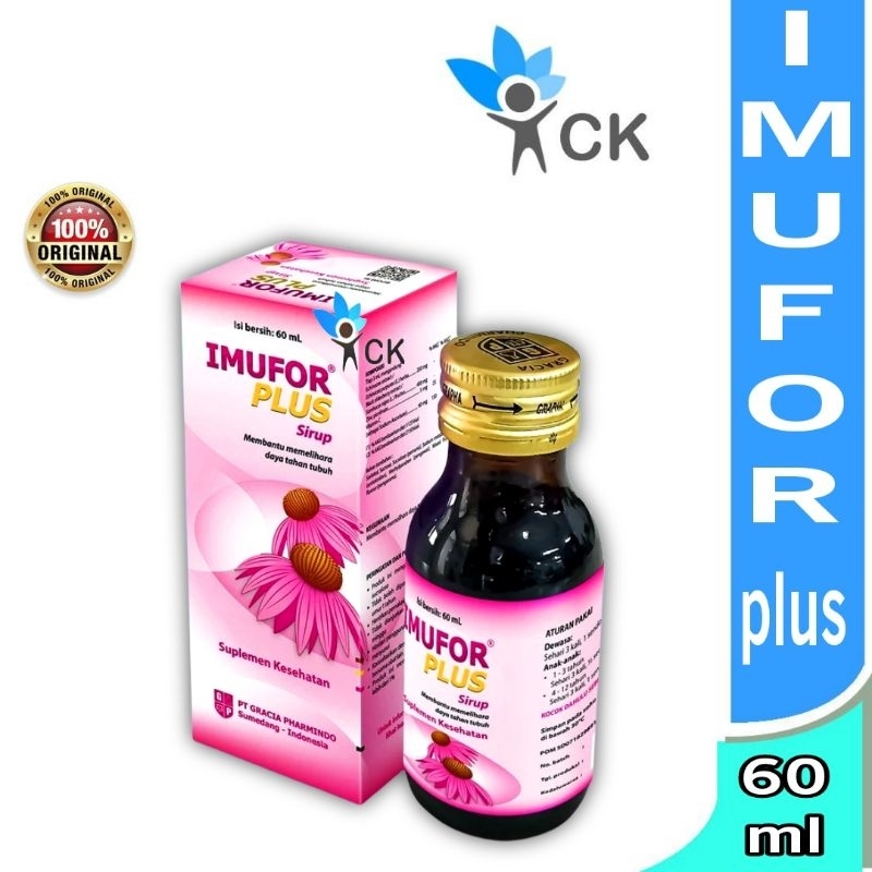 IMUFOR PLUS SYRUP - botol 60 ml - suplemen imunitas anak