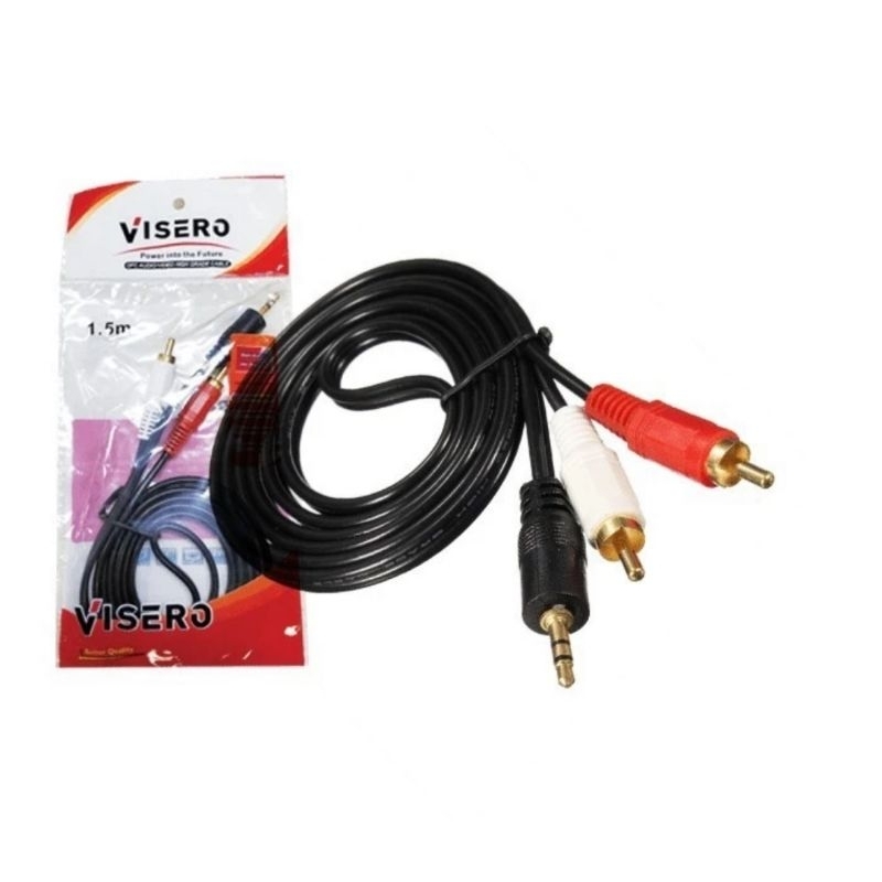 kabel RCA to mini stereo (2-1)