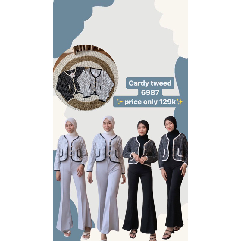 Cardi Tweed 6987