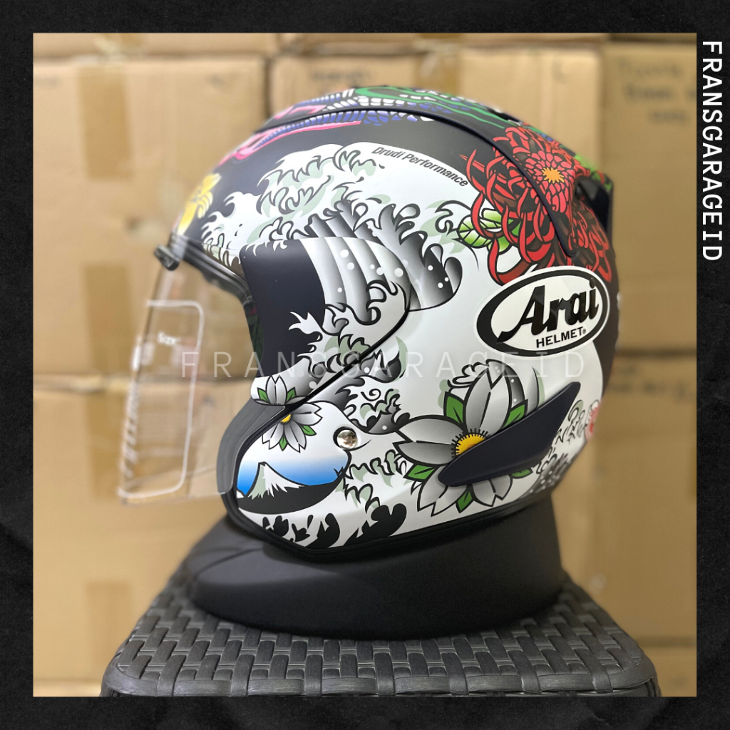 HELM ORIENTAL HALF FACE ARA! HIGH QUALITY