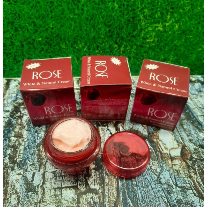 CREAM ROSE HOLO M/6pcs