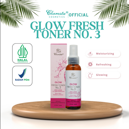 Claresta Glow Whitening Fresh Toner