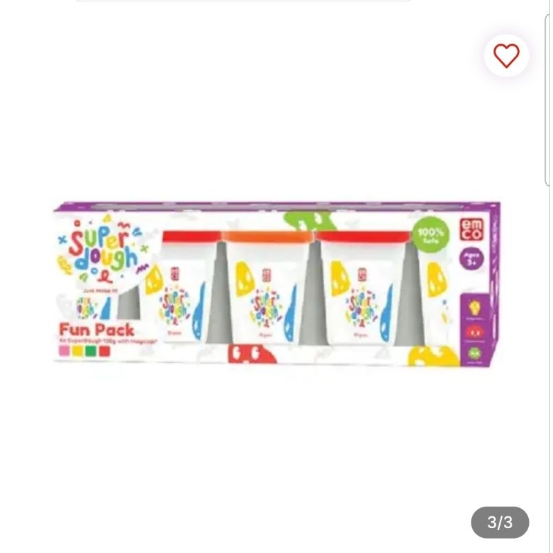 Emco Set Superdough Fun Pack 4 6121n