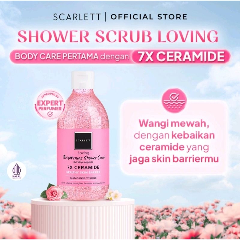 Scarlett body shower scrub