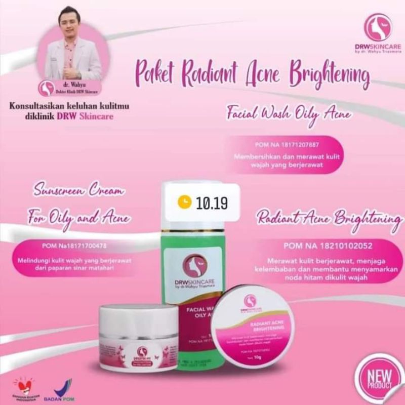 radiant acne brigtening