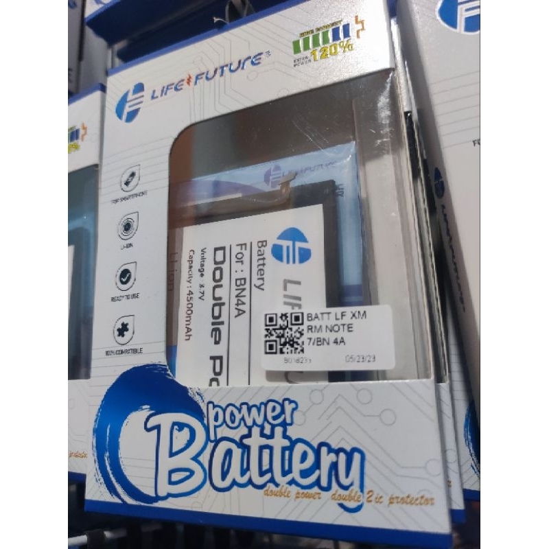 baterai xiaomi redmi note7 double power lifefuture