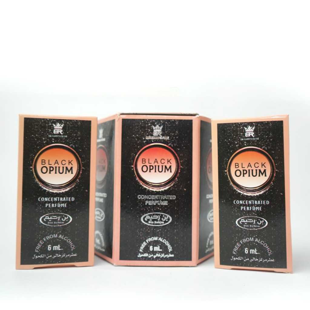 PARFUM BLACK OPI PERBOX 6 BOTOL BIN ROHIM