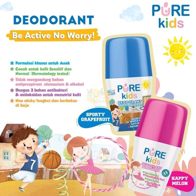 PURE KIDS DEODORANT 50ML