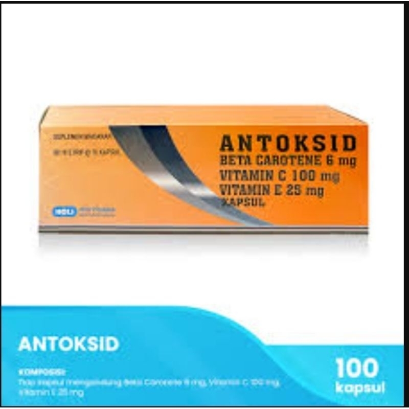 Antoksid Vitamin dan Suplemen Makanan isi 100 kapsul