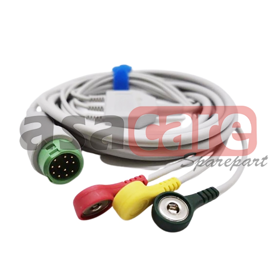 Kabel ECG Mindray 12 Pin 3 Lead - Original