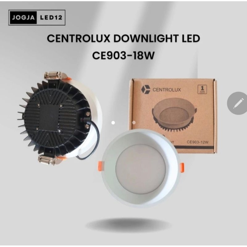 Downlight LED Panel 18 Watt IP20 Centrolux
