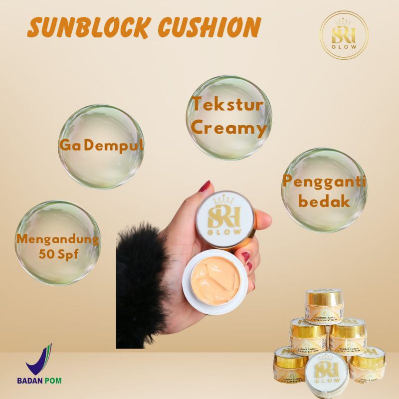 SUNBLOCK CUSHION SRHGLOW SPF50