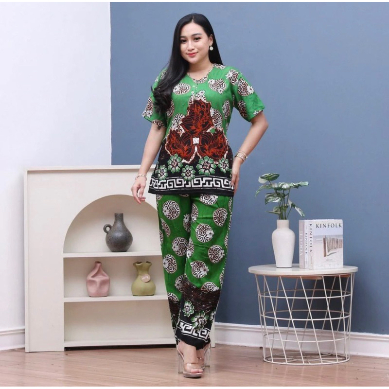 setelan batik rayon