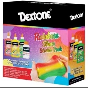 CUCI GUDANG ...... DEXTONE RAINBOW SLIME STARTER PACK