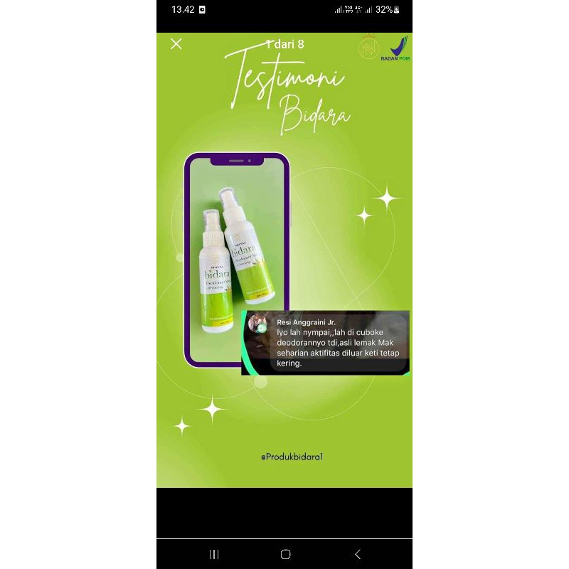 Deo Bidara Spray
