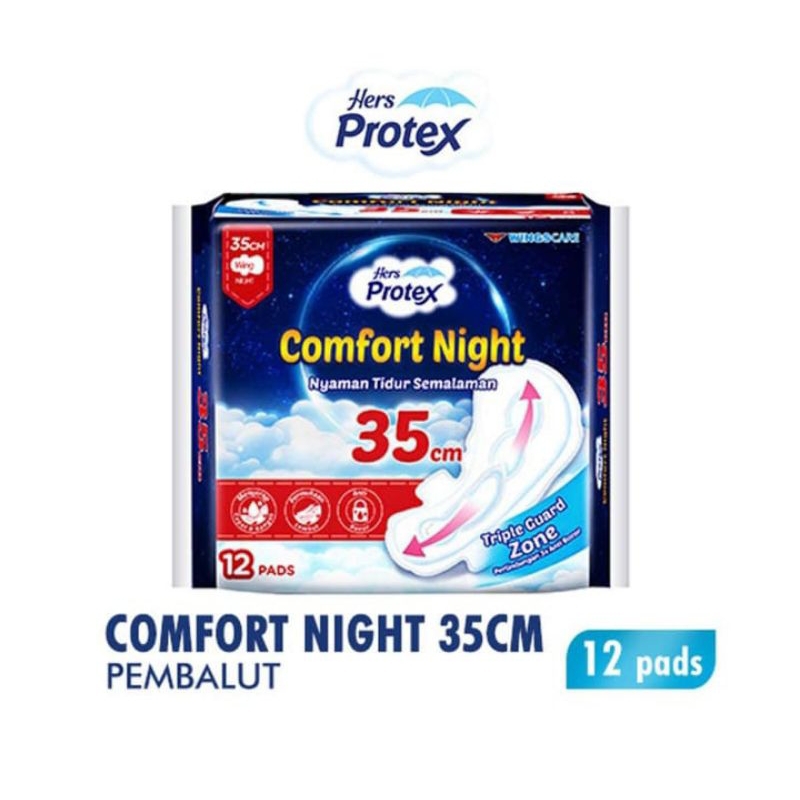 Hers protex night 35cm 12pad