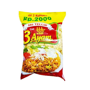 MIE TELOR CAP 3 AYAM 110gr [ Pcs ]