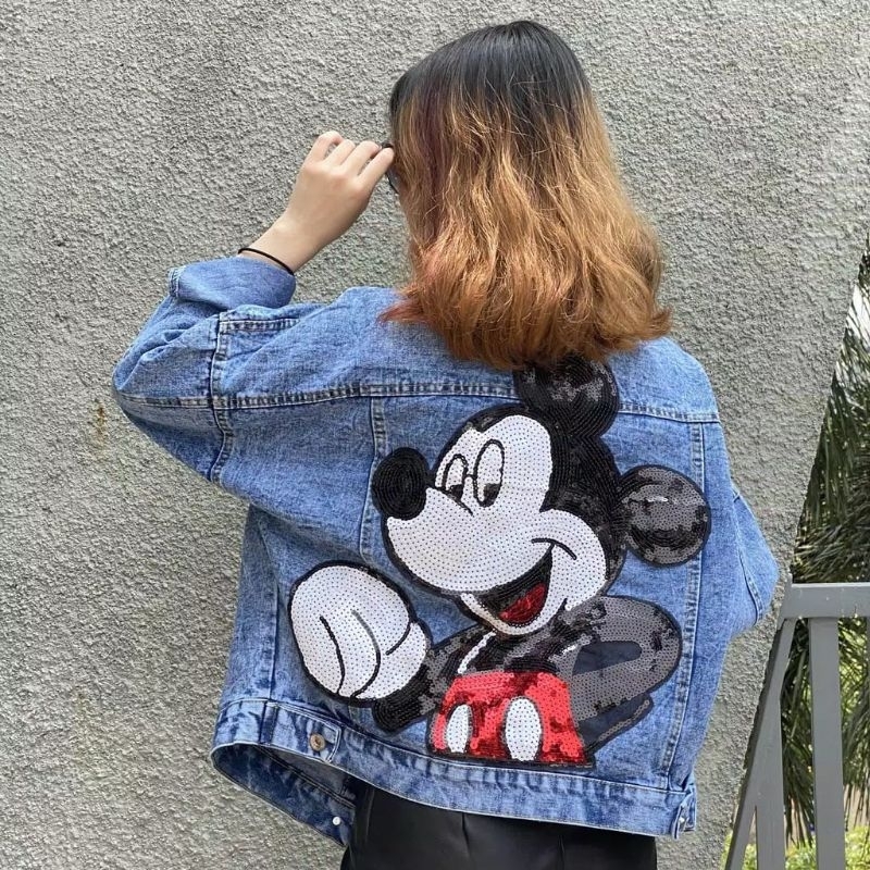JaketDenimMickeyMouse