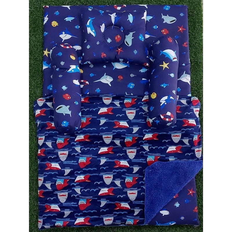 paket hemat matras+bantal set guling+selimut