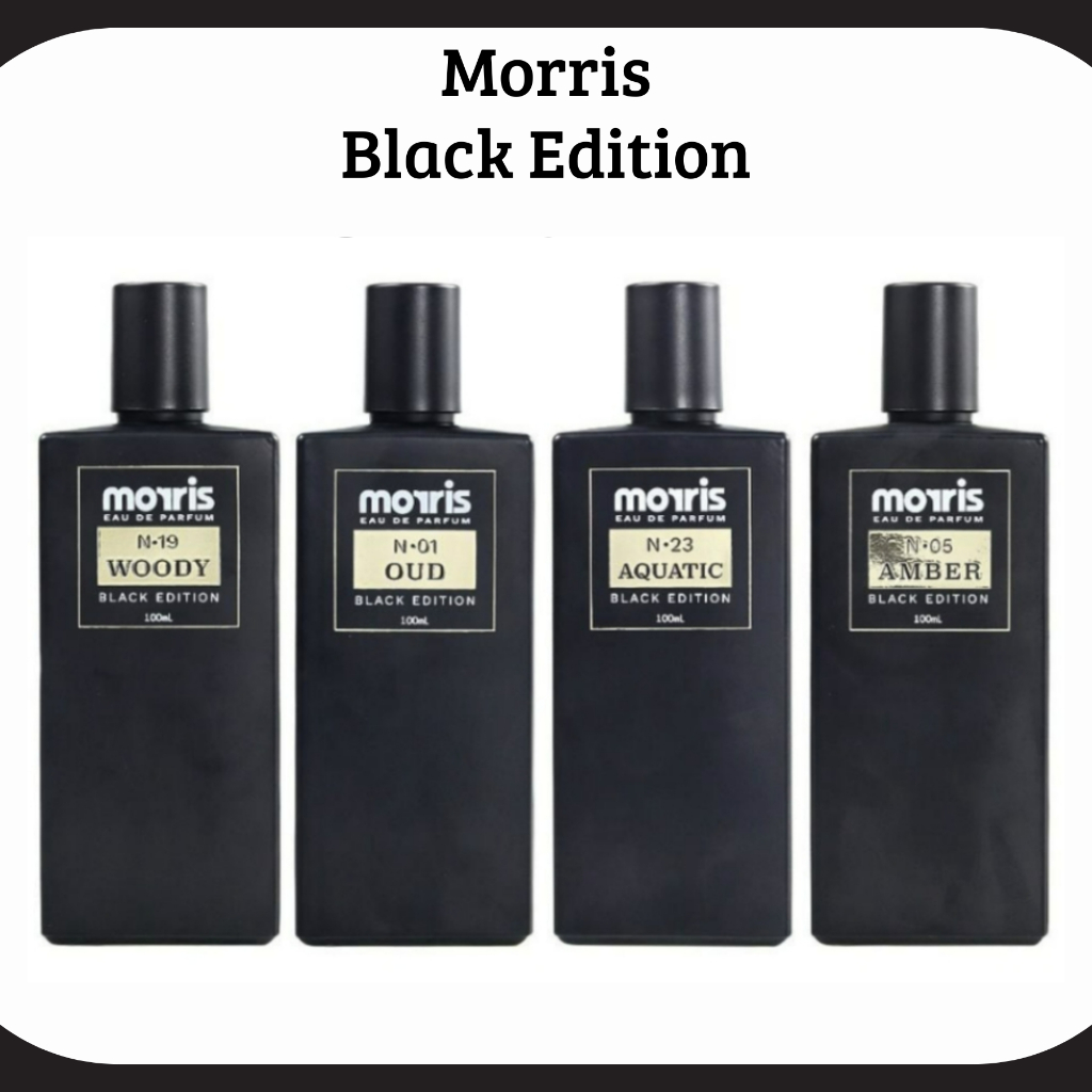 Morris Eau De Parfum Black Edition 100ml/Parfum Pria