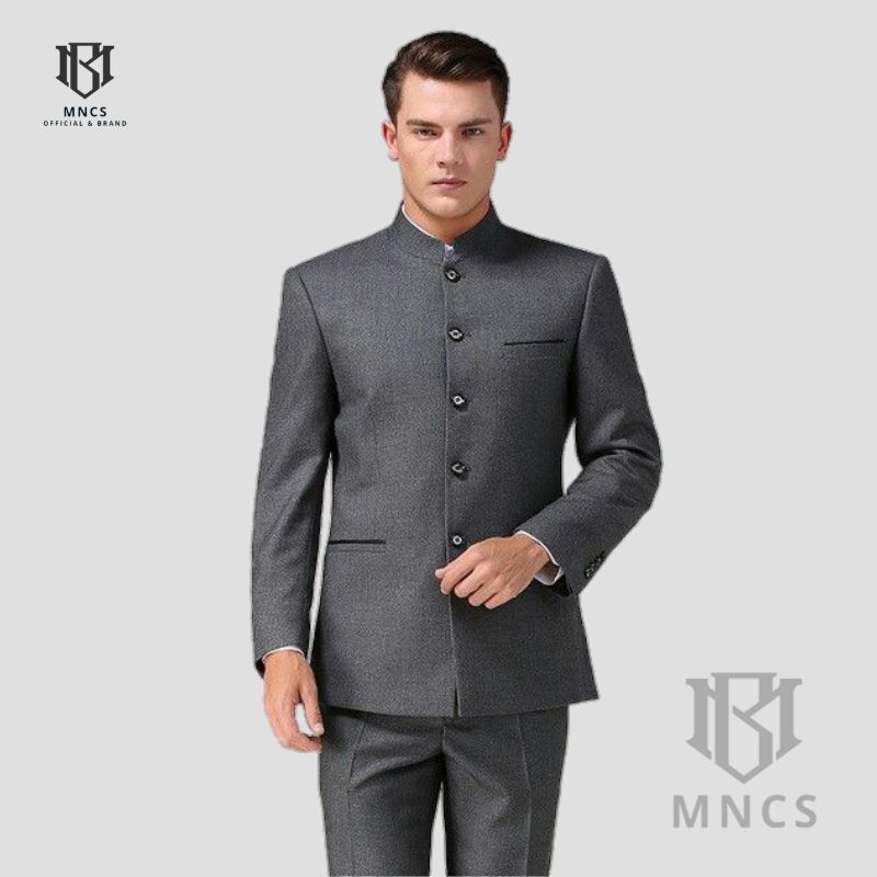 MNCS Jasko Mandarin Dark Grey Basic Black Motif Instinct