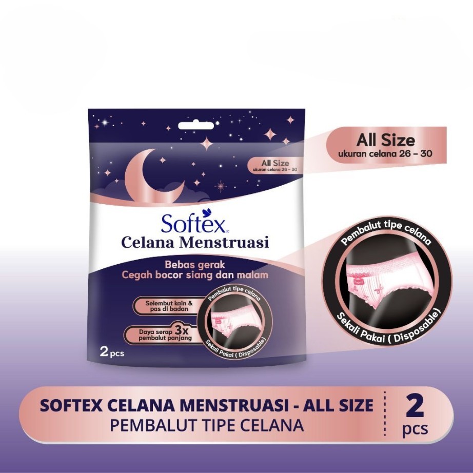 Softex Celana Menstruasi All Size isi 2s
