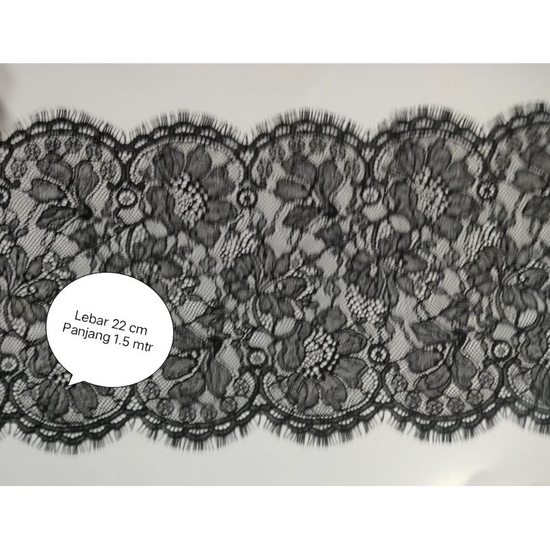 Renda paris renda import hitam