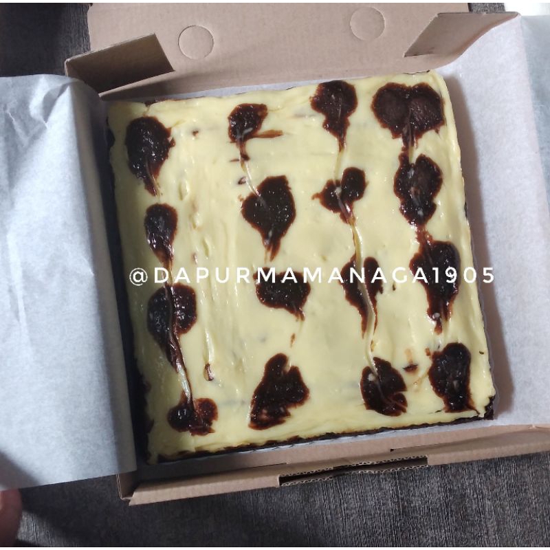 Brownies Cheesecake 20×20