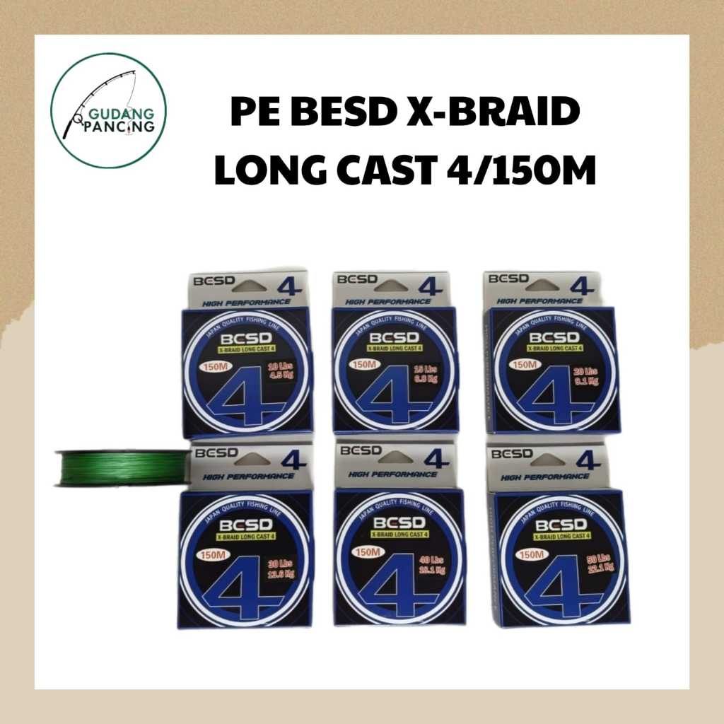 Benang Pancing PE BESD X4 /150m