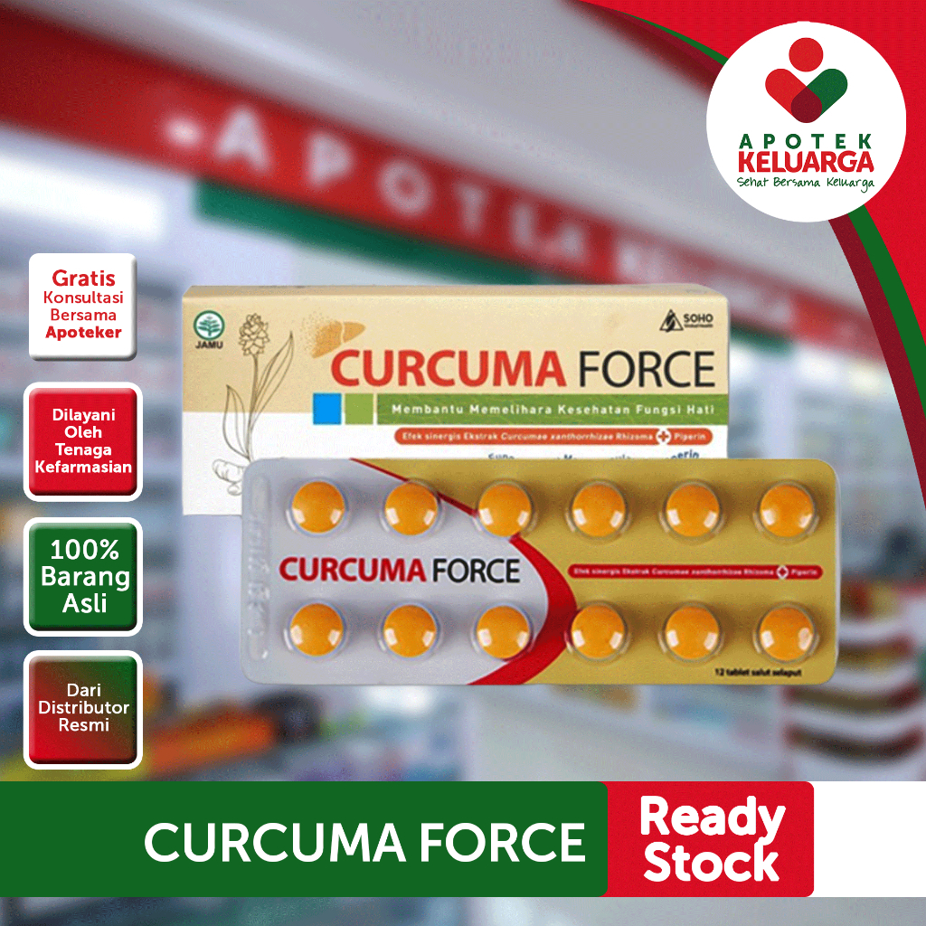 Curcuma Force 12 Tablet #SUPLEMENNAFSUMAKAN